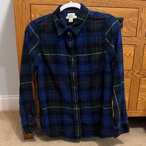 L.L. Bean women’s slightly fitted flannel shirt